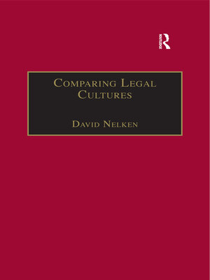 cover image of Comparing Legal Cultures